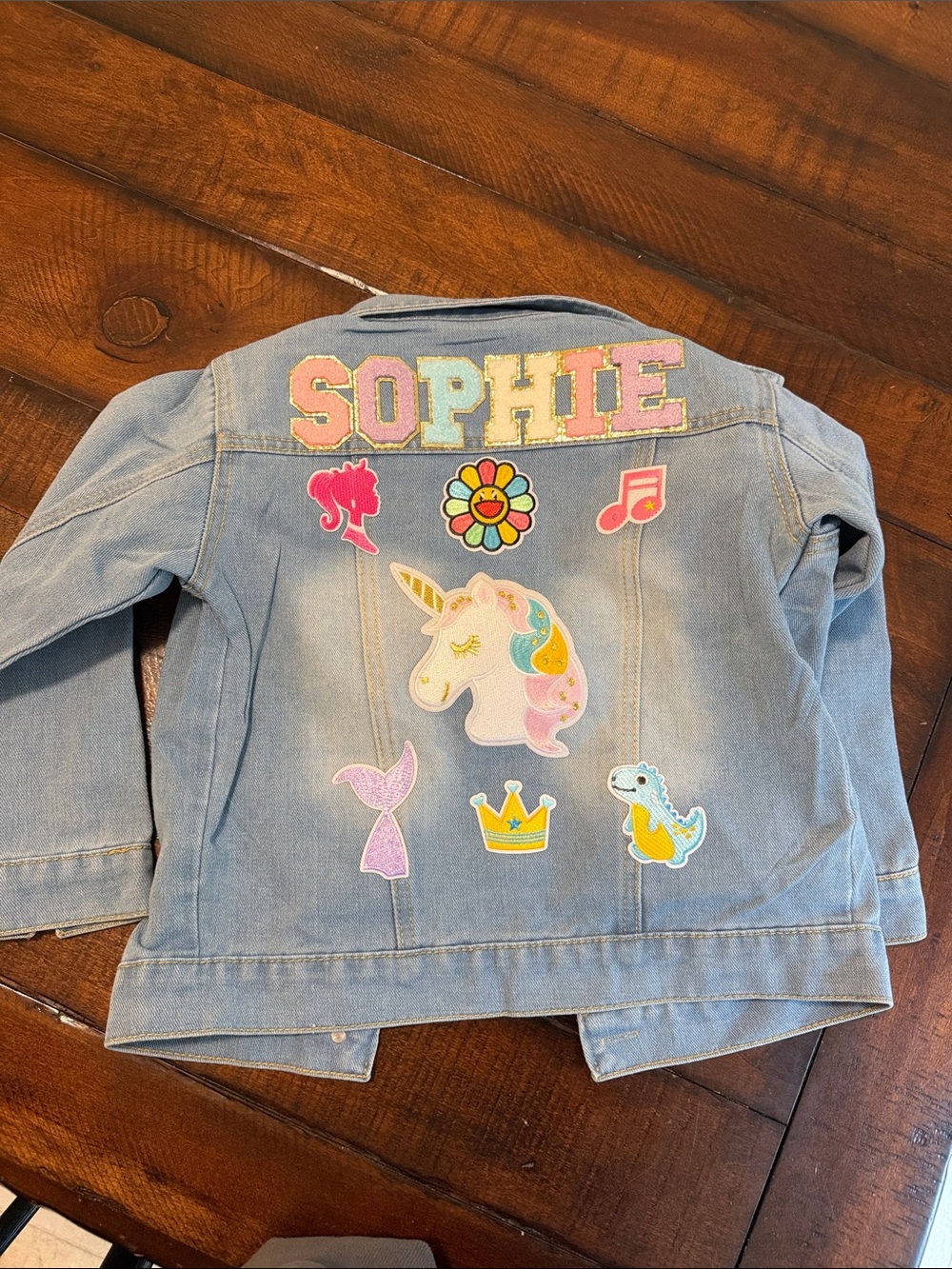 Kids' Light Blue Denim Jacket with Button Front